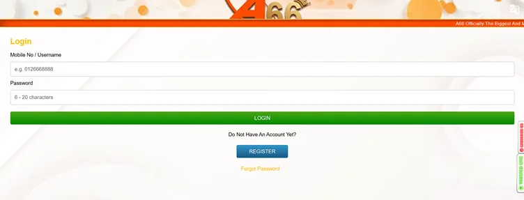 Alibaba66 alternatif login